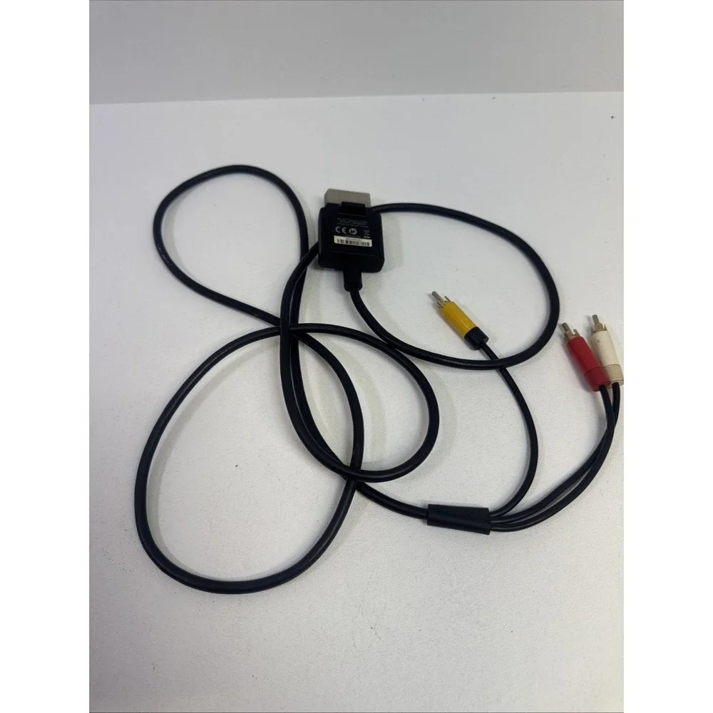 Microsoft Xbox 360 Genuine Official OEM Composite A/V Cable X821376-001 Used
